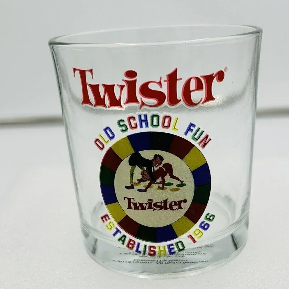 Hasbro Gaming Drinking Glass Set of 4 Twister Candy Land Scrabble Monopoly NIB - Picture 8 of 8